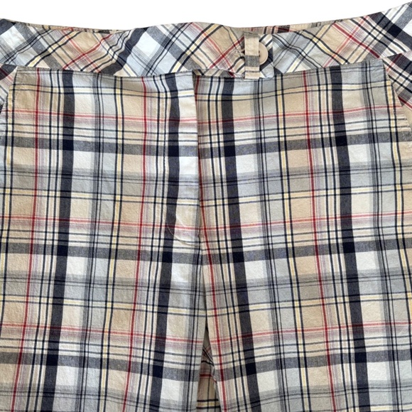 Cracked Wheat Plaid Bermuda Shorts - Picture 2 of 7